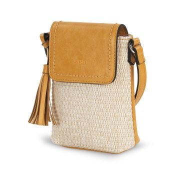 Bolso Bandolera De Hombre Pequeño. Lona Recubierta/piel 307820 Marron con  Ofertas en Carrefour