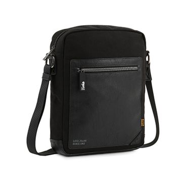 Bolso bandolera hombre negro impermeable con asa