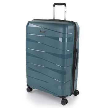 Jaslen - Maleta Viaje Grande, Maleta Grande 23 Kilos, Maletas De Viaje,  Maleta XL, Maletas Grandes - Espacio y Comodidad. Material Resistente PP.  Candado con combinacion 161570, Azul : JASLEN: : Moda