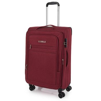 Maleta Cabina Polipropileno Trolley Viaje 55cm 4 Ruedas Candado Tsa 760350  Granate con Ofertas en Carrefour