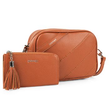 Set Bolso Bandolera Y Bolso De Mano Para Mujer 316415 Marron con Ofertas en  Carrefour