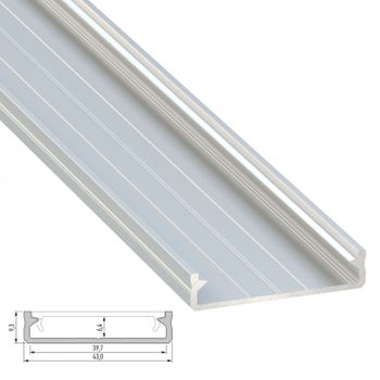 Perfil De Aluminio Empotrable 18x12mm Para Tira Led 15mm con Ofertas en  Carrefour