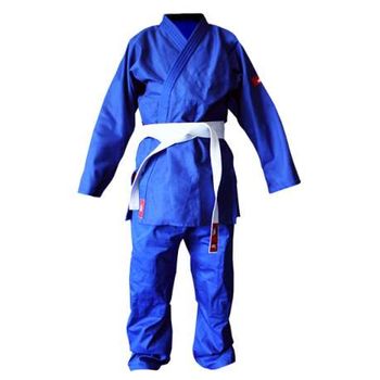 Judogi Yosihiro-kimono Judo - 100% Algodon Incluye Cinturon Blanco - 000/110c - Color Azul