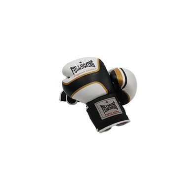 Par De Guantes Boxeo Fullboxing Tsunami - 10oz - Color Negro Y Blanco