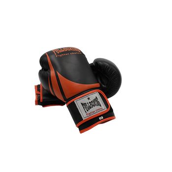 Par De Guantes Boxeo Fullboxing Erupcion - 12oz - Color Negro Y Naranja