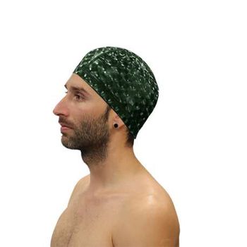 Gorro Natacion Softee Poliuretano 3d - Senior - Color Marino