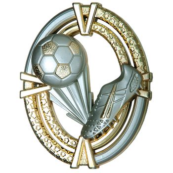 Acople Trofeo Futbol - 93 X 75cm - Color Plata Y Oro