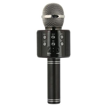 Smartek Mic-ws-858b Micrófono Karaoke Bluetooth Inalámbrico Negro