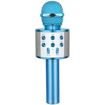Smartek Mic-ws-858bl Micrófono Karaoke Bluetooth Inalámbrico Azul