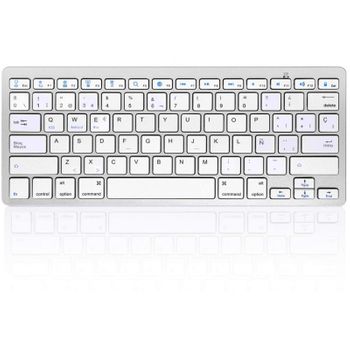 Teclado Universal Bluetooth Smartek Smtk-fsd1215w Blanco