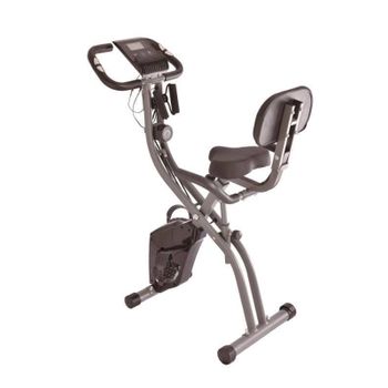 Cecotec Bicicleta Estática Plegable con Respaldo DrumFit X-Bike Neo Pro.  Pantalla LCD, Resistencia Magnética Variable