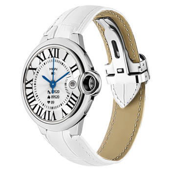 Smartek Smtk-aw28-w Reloj Inteligente Para Hombre Y Mujer, Pantalla Táctil 1.32,bluetooth