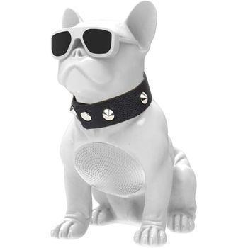 Altavoz Smartek Inalámbrico Portátil Bluetooth Bulldog Talla L-blanco