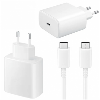 Cargador Rápido Smartek Usb-c Con Cable De Carga 45w Blanco