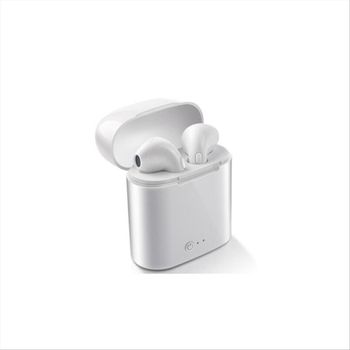 Auriculares Bluetooth Smartek Mini Con Base De Carga Para Android Y Ios