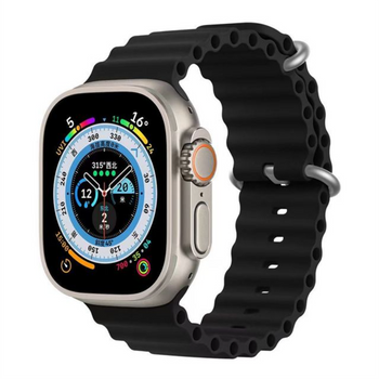 Reloj Inteligente Smartwatch Smartek Sw-hk8pm, Pantalla Amoled, Con Brújula Y Llamadas Bluetooth Negro