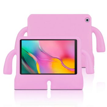 Funda Antigolpe De Silicona Reforzada Para Niños Ipad Pro 11/air 4 10.9" Rosa