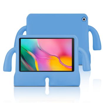 Funda Antigolpe De Silicona Reforzada Para Niños Samsung T510/tab A2019 Azul