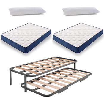 Cama Nido Flex Somiflex Con Colchones Junior Visco A Y Junior Adapt B 90x200  con Ofertas en Carrefour