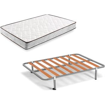 Cama Nido Metálica Reforzada Con 6 Patas + 2 Colchones Flexitex + 2  Almohadas De Fibra Tacto Pluma, 90x190 Cm con Ofertas en Carrefour