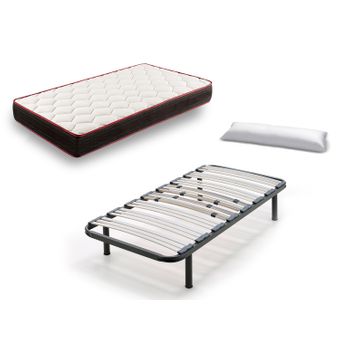 Pack Colchon 90x190 Caramel Cama Infantil Altura 11 Cm + 1 Almohada  Viscoelastica 90x35 + 1 Protector Colchon 90x190 con Ofertas en Carrefour