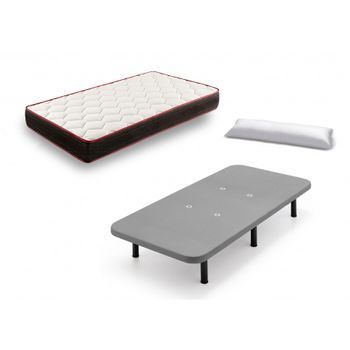 Cama: Colchón Viscosoft + Somier Lama 100 + 4 Patas 26 Cm, 120x200 Cm con  Ofertas en Carrefour