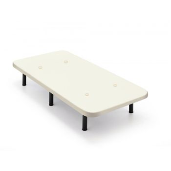 Base Tapizada 180 X 200 Reforzada Con 12 Patas Metálicas Alto 26 Cm, Color  Beige + 4 Válvulas De Transpiración (2 Bases De 90cm Con Abrazadera). con  Ofertas en Carrefour