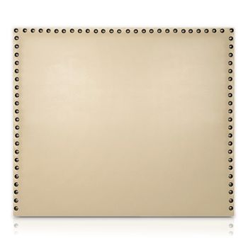 Cabecero Apolo Tapizado En Polipiel Beige De Sonnomattress 115x120x8cm