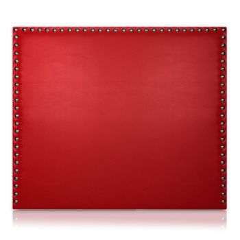 Cabecero Apolo Tapizado En Polipiel Rojo De Sonnomattress 130x120x8cm