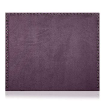 Cabecero Apolo Tapizado Nido Antimanchas Violeta De Sonnomattress 130x120x8cm