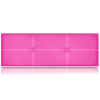 Cabecero Poseidón Tapizado En Polipiel Rosa De Sonnomattress 90x50x5cm