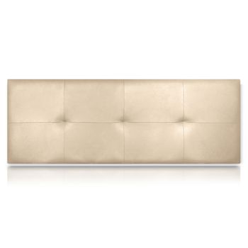 Cabecero Zeus Tapizado En Polipiel Beige De Sonnomattress 115x50x5cm