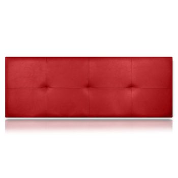 Cabecero Zeus Tapizado En Polipiel Rojo De Sonnomattress 115x50x5cm