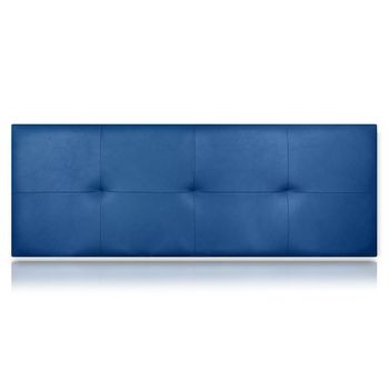 Cabecero Zeus Tapizado En Polipiel Azul De Sonnomattress 130x50x5cm