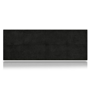 Cabecero Zeus Tapizado Nido Antimanchas Negro De Sonnomattress 90x50x5cm