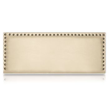 Cabecero Dafne Tapizado En Polipiel Beige De Sonnomattress 130x55x8cm