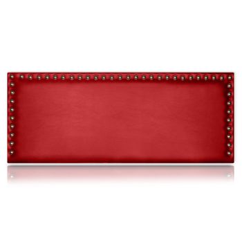 Cabecero Dafne Tapizado En Polipiel Rojo De Sonnomattress 115x55x8cm