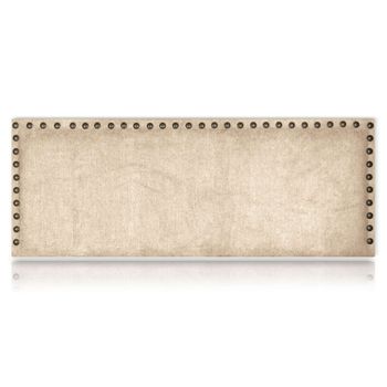 Cabecero Dafne Tapizado Nido Antimanchas Beige De Sonnomattress 130x55x8cm