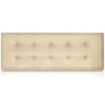 Cabecero Artemisa Tapizado En Polipiel Beige De Sonnomattress 90x55x8cm