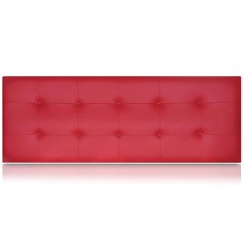 Cabecero Artemisa Tapizado En Polipiel Rojo De Sonnomattress 130x55x8cm