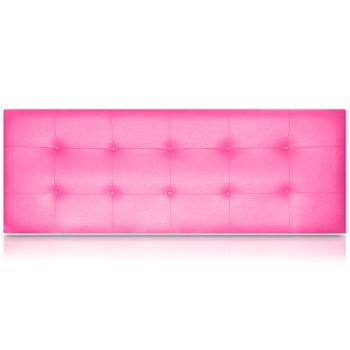 Cabecero Artemisa Tapizado En Polipiel Rosa De Sonnomattress 100x55x8cm