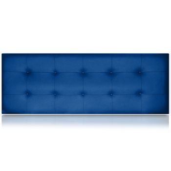 Cabecero Artemisa Tapizado En Polipiel Azul De Sonnomattress 90x55x8cm