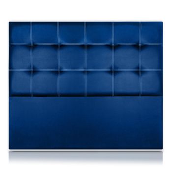 Cabecero Tritón Tapizado En Polipiel Azul De Sonnomattress 190x120x8cm