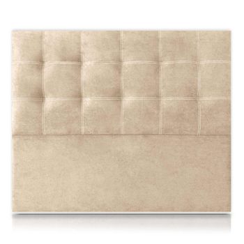 Cabecero Tritón Tapizado Nido Antimanchas Beige De Sonnomattress 115x120x8cm