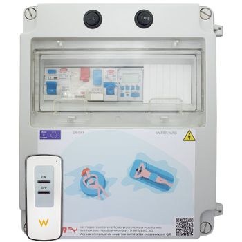 Cuadro Eléctrico Piscina Transformador 100w Control On/off (2cv)