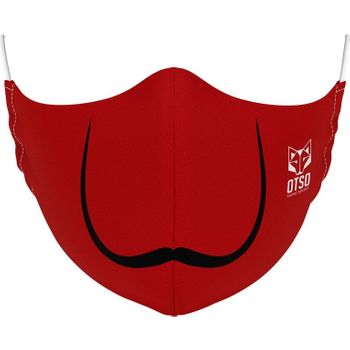 Otso Mascarilla Moustache Rojo