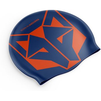 Gorro Natación Navy Blue / Fluo Orange - Otso