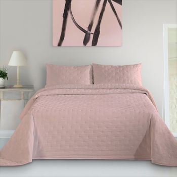 Colcha Bouti Entretiempo Icelands Sharon Stone Washed Cama 105 Cm Rosa