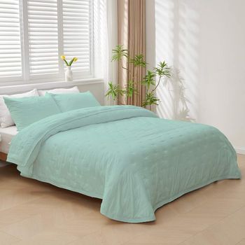 Colcha Bouti Cosida Icelands Elizabeth Taylor Cama 150 Cm Verde