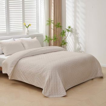 Colcha Bouti Icelands Greta Garbo Cama 90 Cm Beige